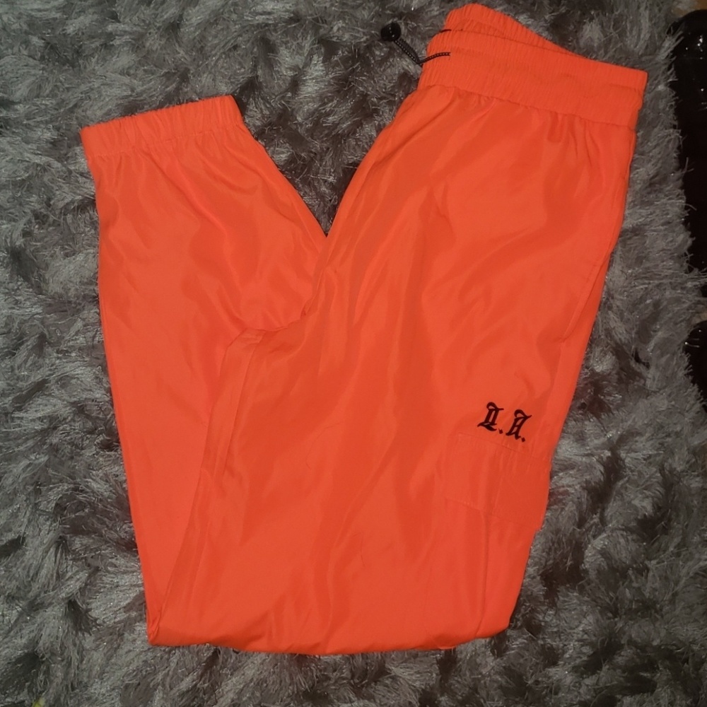 Orange Forever 21 Joggers